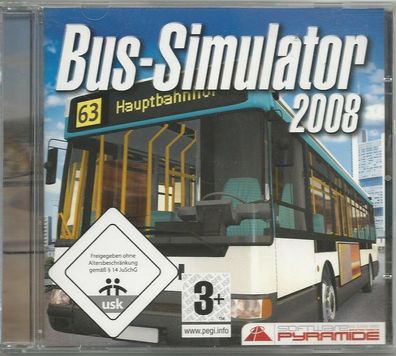Bus-Simulator 2008 (PC, 2008, Jewelcase) - neuwertiger Zustand