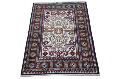 Hochwertiger handgeknüpfter original russischer Schirwan -Teppich Maß: 1,27x0,85