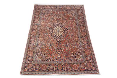 Original handgeknüpfter persischer Kashan -Antik Teppich Maß: 2,12x1,30