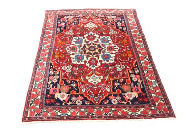 Original hochwertiger handgeknüpfter persischer Bidjar- Antik-Teppich Maß: 1,60x1,10