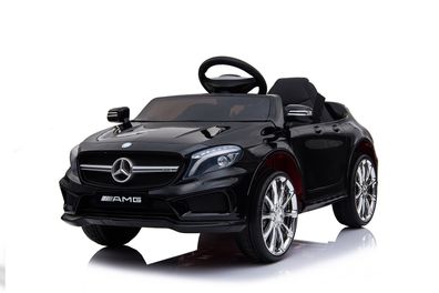 Mercedes GLA 45 AMG Kinderelektroauto Elektrofahrzeug Bluetooth 12V Schwarz