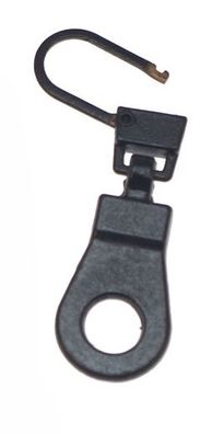 1 Zipper 4cm schwarz metall Ersatz Reißverschluss Verschluß leicht zu tauschen