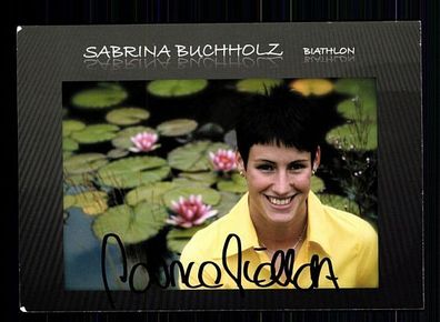 Sabrina Buchholz Autogrammkarte Original Signiert Biathlon + A 56262