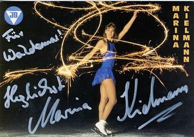Marina Kielmann Autogrammkarte Original Signiert Eiskunstlauf + A 56397