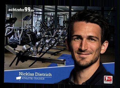 Nicklas Dietrich TSG Hoffenheim 2013-14 Autogrammkarte + A 56130
