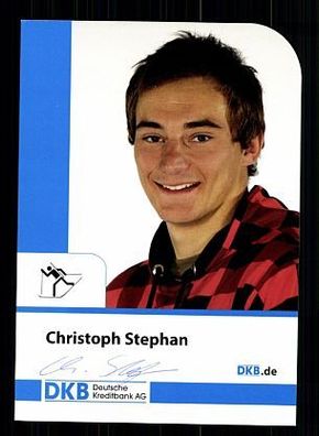 Christoph Stephan Autogrammkarte Original Signiert Biathlon + A 56292