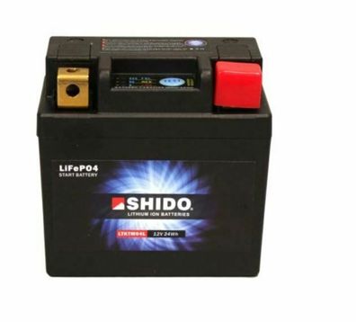 SHIDO LTKTM04 LiFePO4 Motorradbatterie sicher, leicht und lange Lebensdauer KTM