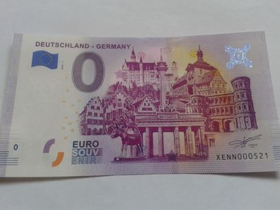 0 euro Schein Souvenirschein 2020-1 Deutschland Germany