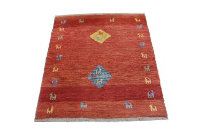 Original handgeknüpfter persischer Gabbe -Teppich Maß: 1,30x1,05