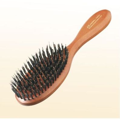 Comair Hair Brush Holz mit Wildschweinborste 11-reihig