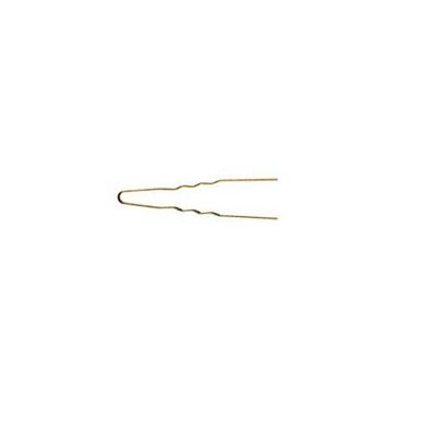 Comair Lockennadeln dick 65 mm, gewellt gold, 50er-Beutel, 1,1 mm