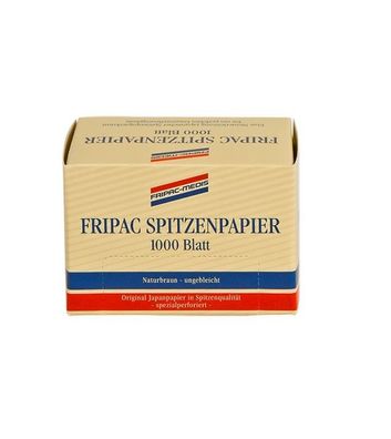 Fripac Medis Spitzenpapier 75 x 55 mm naturbraun, 1000 Blatt