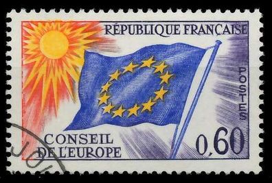Frankreich Dienstmarken Europarat Nr 12 gestempelt X05B35E