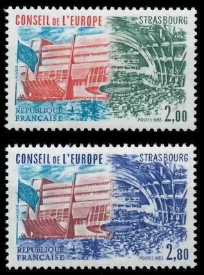 Frankreich Dienstmarken Europarat Nr 32-33 postfrisch SAE3E6E