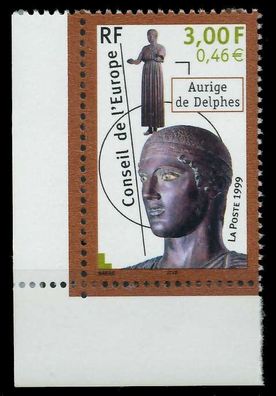 Frankreich Dienstmarken Europarat Nr 55 postfrisch ECKE SAE402A