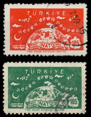 TÜRKEI 1959 Nr 1621-1622 gestempelt X05FBFE