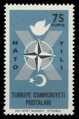 TÜRKEI 1962 Nr 1830 postfrisch SAE4506