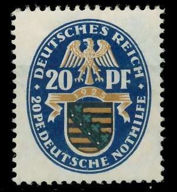 Deutsches REICH 1925 Nr 377 postfrisch X063EF2