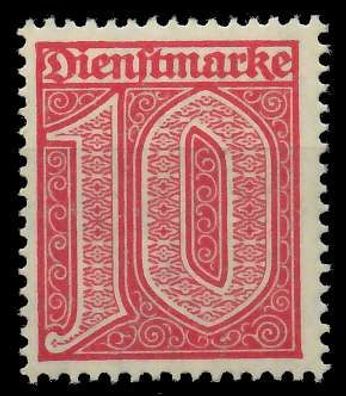 Deutsches REICH Dienstmarken 1920 Nr 24 postfrisch X063FA2