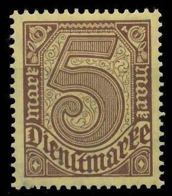 Deutsches REICH Dienstmarken 1920 Nr 33 postfrisch X063FB6