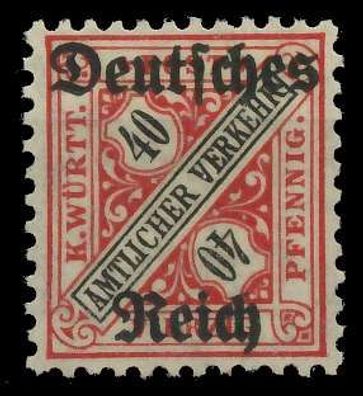 Deutsches REICH Dienstmarken 1920 Nr 62 postfrisch X06402E