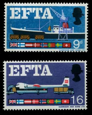 Grossbritannien 1967 Nr 444y-445y postfrisch SAE9AAA