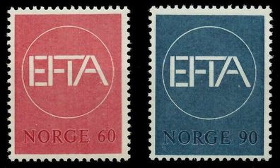 Norwegen 1967 Nr 551-552 postfrisch X0642DA