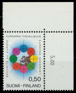 Finnland 1972 Nr 715 postfrisch ECKE-ORE X06A3EA