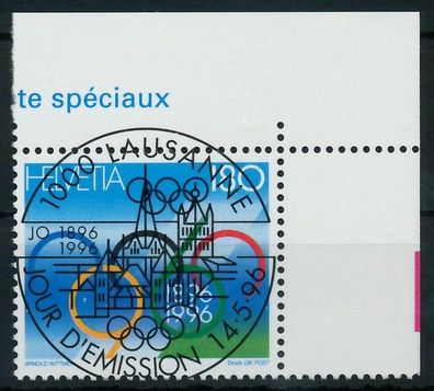 Schweiz 1996 Nr 1583 zentrisch gestempelt ECKE-ORE X06AA82