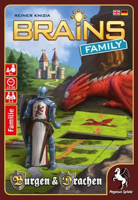 Pegasus Spiele Brains Family Burgen & Drachen Puzzlespiel