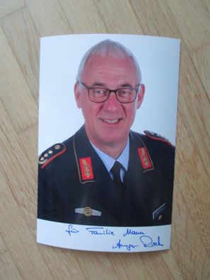 Bundeswehr Generalleutnant Dr. Ansgar Rieks - handsigniertes Autogramm!!!