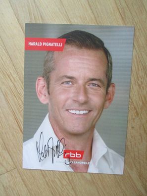RBB Fernsehmoderator Harald Pignatelli - handsigniertes Autogramm!!!!