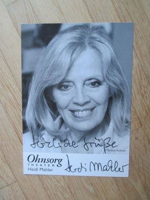 Ohnsorg Theater Schauspielerin Heidi Mahler - handsigniertes Autogramm!!!