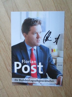 MdB SPD Florian Post - handsigniertes Autogramm!!