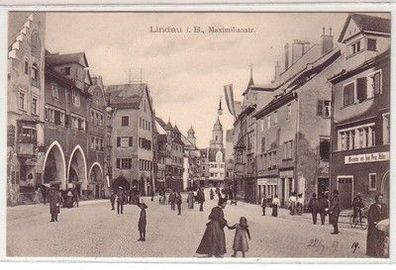 46970 Ak Lindau im Bodensee Maximilianstrasse um 1910