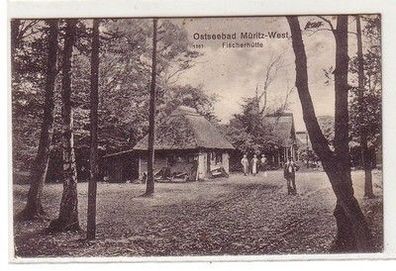 60770 Ak Ostseebad Müritz West Fischerhütte um 1910