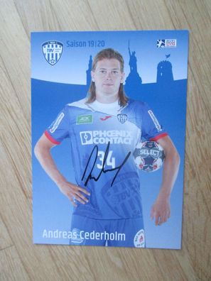 Handball Bundesliga TBV Lemgo Saison 19/20 Andreas Cederholm - handsign. Autogramm!!!