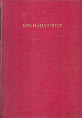 Rutkowsky Repschläger: Der Hausjurist 1. Band (1965) Buchgemeinschaft Nr. 3267