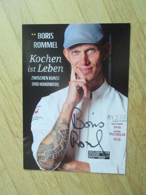 Sternekoch Boris Rommel - handsigniertes Autogramm!!