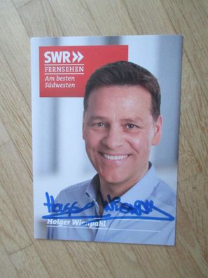 SWR Fernsehmoderator Holger Wienpahl - handsigniertes Autogramm!!