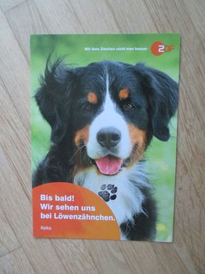 ZDF Löwenzahn Löwenzähnchen - Keks - Autogrammkarte!!!
