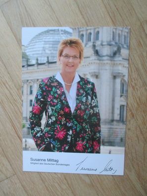 MdB SPD Susanne Mittag - handsigniertes Autogramm!!