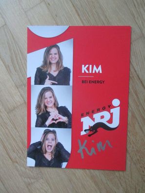 Radio Energy NRJ Moderatorin Kim - handsigniertes Autogramm!!