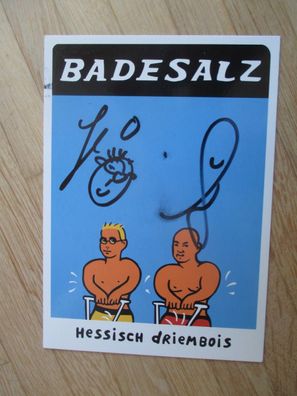 Badesalz - Henni Nachtsheim und Gerd Knebel - handsignierte Autogramme!!!!!