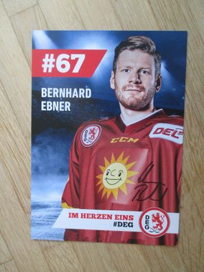 Eishockey Bundesliga DEG Düsseldorfer EG Bernhard Ebner - hands. Autogramm!!!!