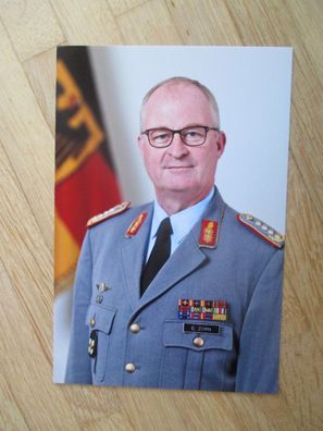 Generalinspekteur der Bundeswehr General Eberhard Zorn - Autogrammfoto!!