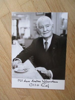 Bundesminister a. D. SPD Dr. Otto Schily - handsigniertes Autogramm!!!!