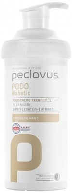 Peclavus PODOdiabetic Fußcreme Teebaumöl 500 ml