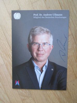 MdB FDP Politiker Prof. Dr. Andrew Ullmann - handsigniertes Autogramm!!!