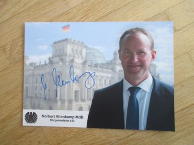 MdB CDU Norbert Altenkamp - handsigniertes Autogramm!!